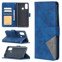 Binfen Color BF05 Prismatic Slim Wallet Flip Cover for Huawei P Smart (2020) - Blue