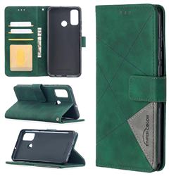 Binfen Color BF05 Prismatic Slim Wallet Flip Cover for Huawei P Smart (2020) - Green