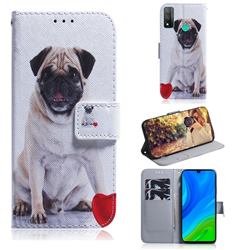 Pug Dog PU Leather Wallet Case for Huawei P Smart (2020)