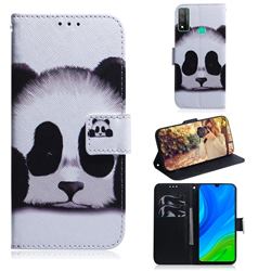 Sleeping Panda PU Leather Wallet Case for Huawei P Smart (2020)