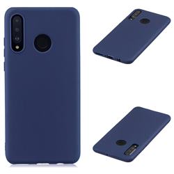 Candy Soft Silicone Protective Phone Case for Huawei P Smart+ (2019) - Dark Blue