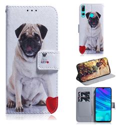 Pug Dog PU Leather Wallet Case for Huawei P Smart+ (2019)