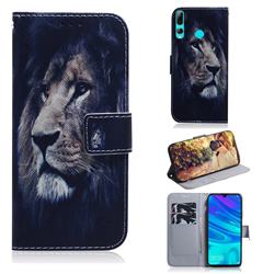 Lion Face PU Leather Wallet Case for Huawei P Smart+ (2019)