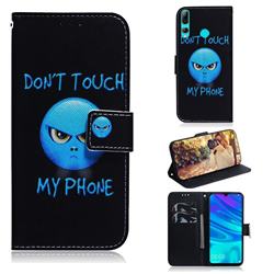 Not Touch My Phone PU Leather Wallet Case for Huawei P Smart+ (2019)
