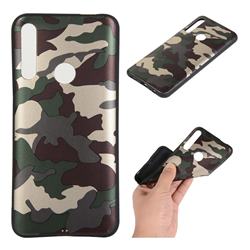 Camouflage Soft TPU Back Cover for Huawei P Smart Z (2019) - Gold Green