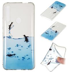 Penguin Out Sea Super Clear Soft TPU Back Cover for Huawei P Smart Z (2019)
