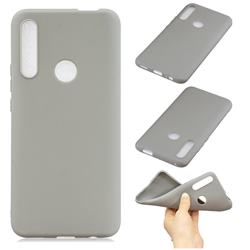 Candy Soft Silicone Phone Case for Huawei P Smart Z (2019) - Gray