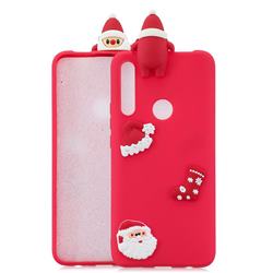 Red Santa Claus Christmas Xmax Soft 3D Silicone Case for Huawei P Smart Z (2019)