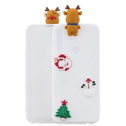 White Elk Christmas Xmax Soft 3D Silicone Case for Huawei P Smart Z (2019)