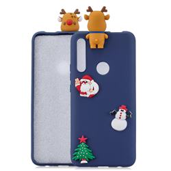 Navy Elk Christmas Xmax Soft 3D Silicone Case for Huawei P Smart Z (2019)