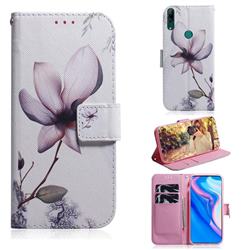 Magnolia Flower PU Leather Wallet Case for Huawei P Smart Z (2019)
