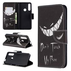Crooked Grin Leather Wallet Case for Huawei P Smart Z (2019)