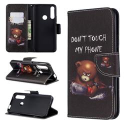 Chainsaw Bear Leather Wallet Case for Huawei P Smart Z (2019)