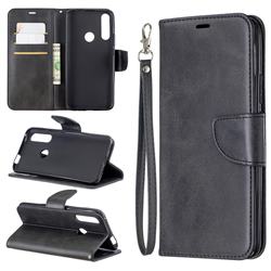 Classic Sheepskin PU Leather Phone Wallet Case for Huawei P Smart Z (2019) - Black