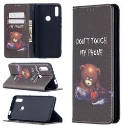 Chainsaw Bear Slim Magnetic Attraction Wallet Flip Cover for Huawei P Smart Z (2019)