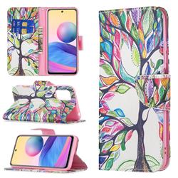 The Tree of Life Leather Wallet Case for Xiaomi Redmi Note 10 5G