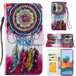 Dreamcatcher Smooth Leather Phone Wallet Case for Xiaomi Redmi Note 10 Pro / Note 10 Pro Max