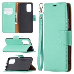 Classic Luxury Litchi Leather Phone Wallet Case for Xiaomi Redmi Note 10 Pro / Note 10 Pro Max - Green