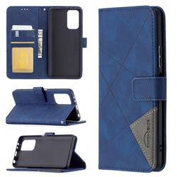 Binfen Color BF05 Prismatic Slim Wallet Flip Cover for Xiaomi Redmi Note 10 Pro / Note 10 Pro Max - Blue