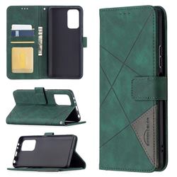Binfen Color BF05 Prismatic Slim Wallet Flip Cover for Xiaomi Redmi Note 10 Pro / Note 10 Pro Max - Green