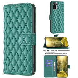 Binfen Color BF-14 Fragrance Protective Wallet Flip Cover for Xiaomi Redmi Note 10 4G / Redmi Note 10S - Green
