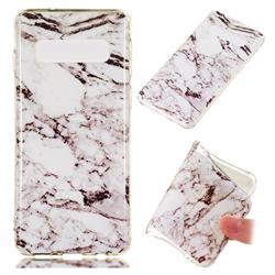 White Soft TPU Marble Pattern Case for Samsung Galaxy S10 (6.1 inch)