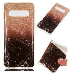 Glittering Rose Black Soft TPU Marble Pattern Case for Samsung Galaxy S10 (6.1 inch)
