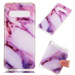 Purple Soft TPU Marble Pattern Case for Samsung Galaxy S10 (6.1 inch)