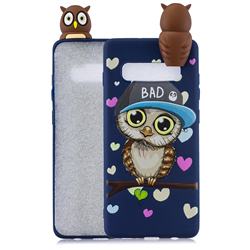 Bad Owl Soft 3D Climbing Doll Soft Case for Samsung Galaxy S10 (6.1 inch)