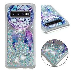 Fantasy Wind Chimes Dynamic Liquid Glitter Quicksand Soft TPU Case for Samsung Galaxy S10 (6.1 inch)