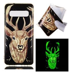 Fly Deer Noctilucent Soft TPU Back Cover for Samsung Galaxy S10 (6.1 inch)
