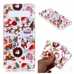 Christmas Playground Super Clear Soft TPU Back Cover for Samsung Galaxy S10 (6.1 inch)