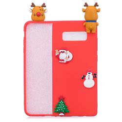 Red Elk Christmas Xmax Soft 3D Silicone Case for Samsung Galaxy S10 (6.1 inch)