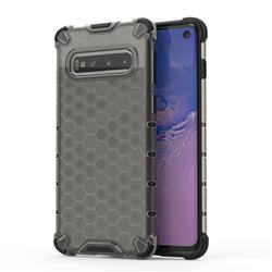 Honeycomb TPU + PC Hybrid Armor Shockproof Case Cover for Samsung Galaxy S10 (6.1 inch) - Gray