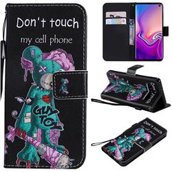 One Eye Mice PU Leather Wallet Case for Samsung Galaxy S10 (6.1 inch)