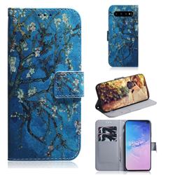 Apricot Tree PU Leather Wallet Case for Samsung Galaxy S10 (6.1 inch)