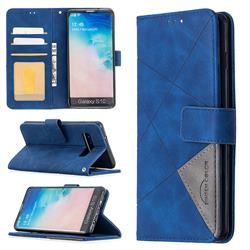 Binfen Color BF05 Prismatic Slim Wallet Flip Cover for Samsung Galaxy S10 (6.1 inch) - Blue