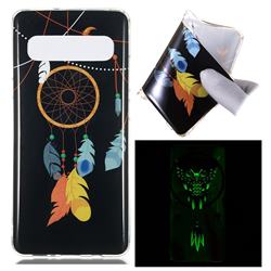 Dream Catcher Noctilucent Soft TPU Back Cover for Samsung Galaxy S10 5G (6.7 inch)