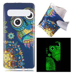 Tribe Owl Noctilucent Soft TPU Back Cover for Samsung Galaxy S10 5G (6.7 inch)
