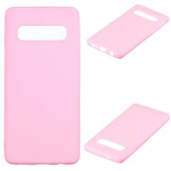 Candy Soft Silicone Protective Phone Case for Samsung Galaxy S10 5G (6.7 inch) - Dark Pink