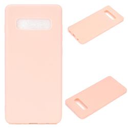 Candy Soft Silicone Protective Phone Case for Samsung Galaxy S10 5G (6.7 inch) - Light Pink