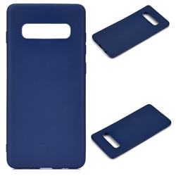 Candy Soft Silicone Protective Phone Case for Samsung Galaxy S10 5G (6.7 inch) - Dark Blue