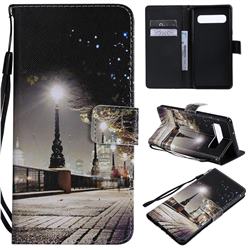 City Night View PU Leather Wallet Case for Samsung Galaxy S10 5G (6.7 inch)