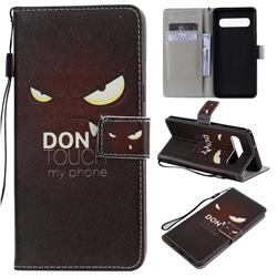 Angry Eyes PU Leather Wallet Case for Samsung Galaxy S10 5G (6.7 inch)