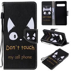 Cat Ears PU Leather Wallet Case for Samsung Galaxy S10 5G (6.7 inch)