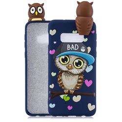 Bad Owl Soft 3D Climbing Doll Soft Case for Samsung Galaxy S10e(5.8 inch)