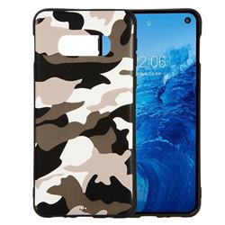 Camouflage Soft TPU Back Cover for Samsung Galaxy S10e (5.8 inch) - Black White