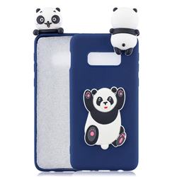 Giant Panda Soft 3D Climbing Doll Soft Case for Samsung Galaxy S10e (5.8 inch)