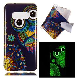 Tribe Owl Noctilucent Soft TPU Back Cover for Samsung Galaxy S10e (5.8 inch)