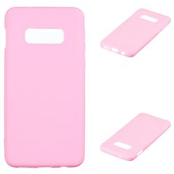 Candy Soft Silicone Protective Phone Case for Samsung Galaxy S10e (5.8 inch) - Dark Pink